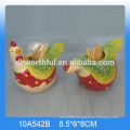 Good quality ceramic cock toothpick holder for kitchen